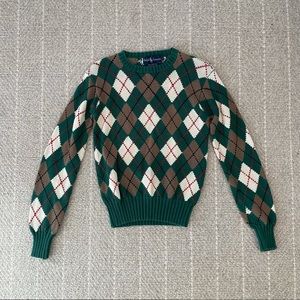 Ralph Lauren argyle sweater